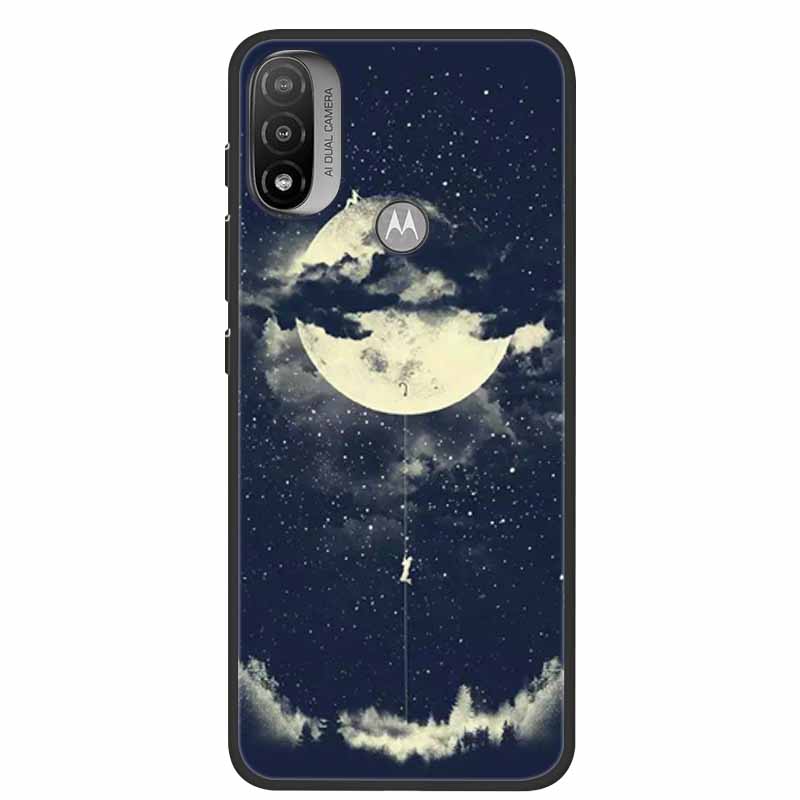 For Motorola E20 Phone Case Cover Black Silicone Soft Back Cover Case For Motorola Moto E20 Case E 20 Coque For Moto E20 Funda