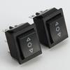 2 Pçs/set Durável ON/OFF Pinos DPDT Posição 6 Rocker Boat Switch Acessório