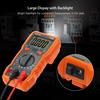 Multímetro Digital RICHMETERS RM113D NCV, medidor de temperatura de voltaje CA/CC de rango automático de 6000 recuentos con succión magnética