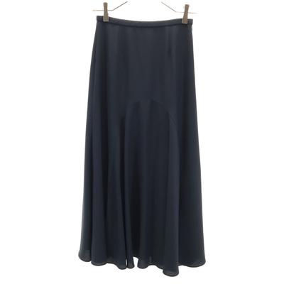 Mila Owen Langer ausgestellter Rock Marineblau Damen Gebraucht