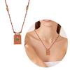 Vintage Geïnspireerde Tarot Kaart Ketting Unieke Patroon Tarot Kaart Hanger Ketting In Artistieke Retro Stijl voor Vrouwen