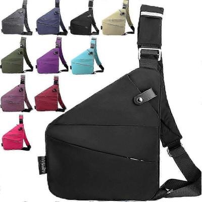 Dámská crossbody taška proti krádeži, cestovní bezpečnostní peněženka s ochranou RFID a voděodolnou oxfordskou tkaninou