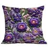 Nieuw Imitatie Geborduurde Bloemen Kussensloop Kort Fluweel Dubbelzijdig Bedrukt Huis Sofa Kussen Kussensloop