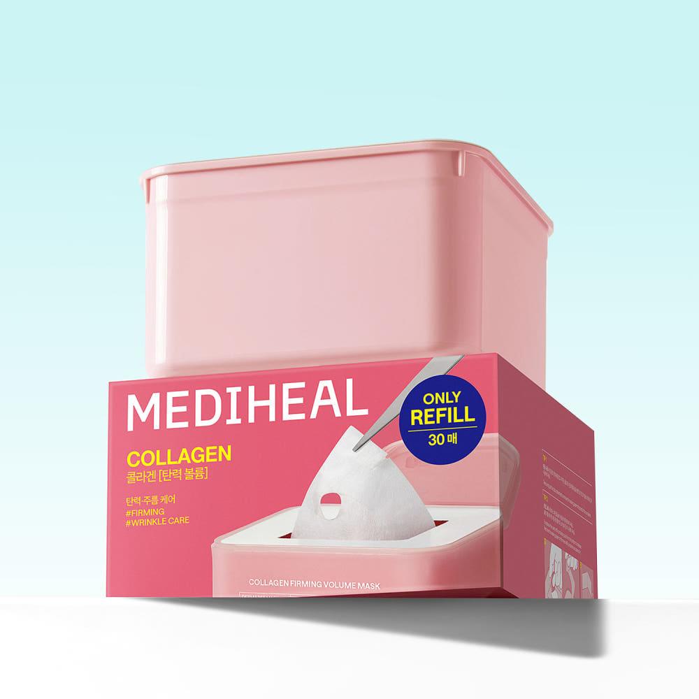 MEDIHEAL Derma 365 Pick & Use Daily Sheet Mask 30 Sheets 4 Types | Madecassoside / Tea Tree / Collagen / PDRN | Refill Available