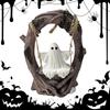 Halloween Figurine Ghost Cute Spooky MultiPurpose On Tree Swing Statue Lovely Ghost Decorations for Decor Home Desktop Bookshelf