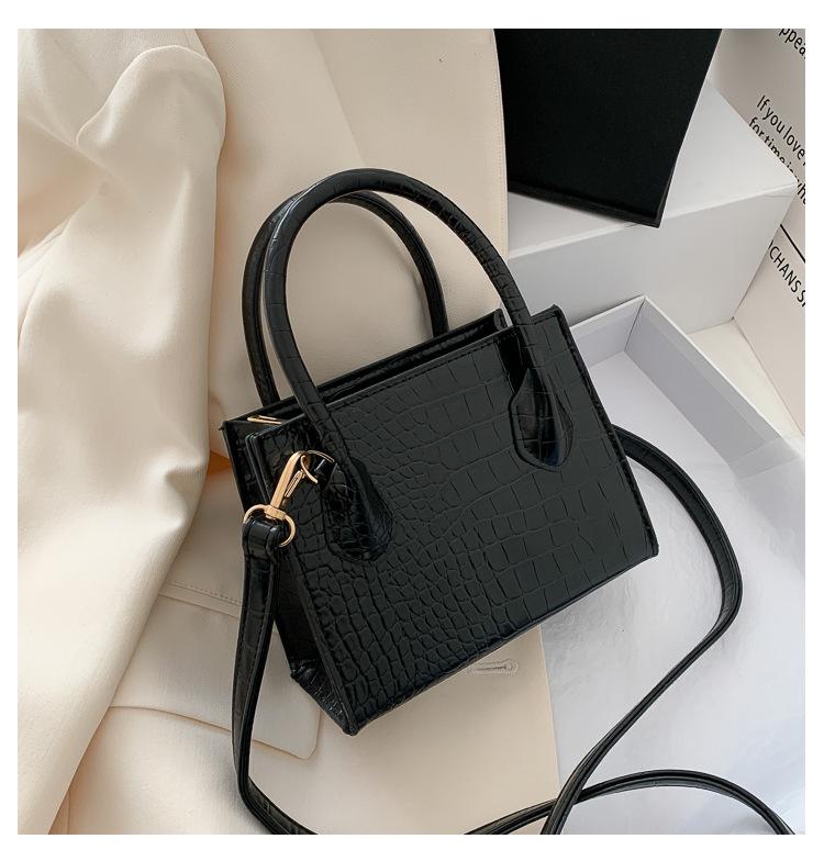 SCIONE Female Bag Small Square Bag Simple Wild Atmosphere Single Shoulder Messenger Bag Net Red Handbag