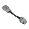 2 Piece Fit for 2003+ 350z Car Fog Lights Connectors HID Wiring 8 To Halogen 6 Headlight Wire Harness Conversion Adapter
