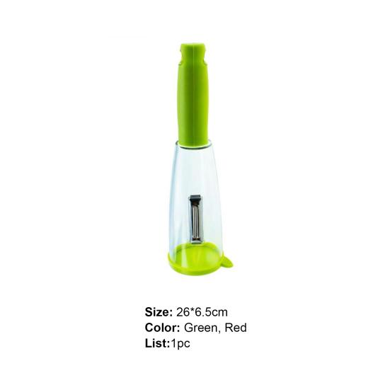 Vegetable Peeler Convenient Peel Storage Function Plastic Manual Fruit Scraper All-purpose Food Peeler for Home