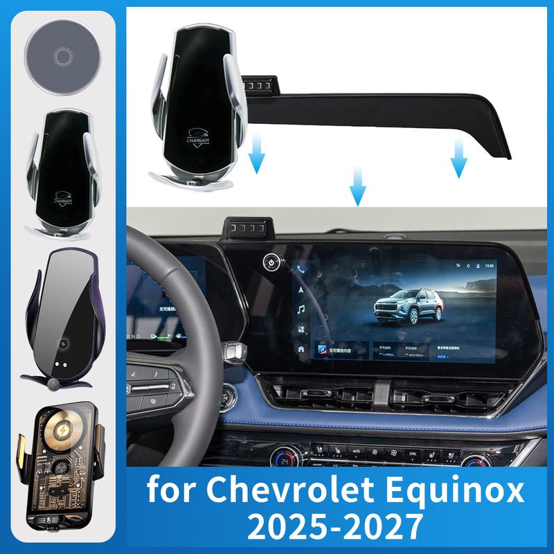 Auto-Handyhalterung für Chevrolet Equinox 2025 2026 11,3 Zoll Lade-GPS-Halterung Navigationsständer Autozubehör