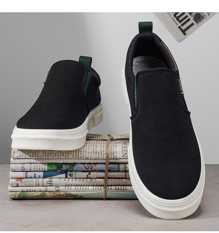 Spring New Men'S Old Beijing Cloth Shoes Casual Versatile Men'S Classic Canvas Shoes Casual Comfortable Footwear For Male