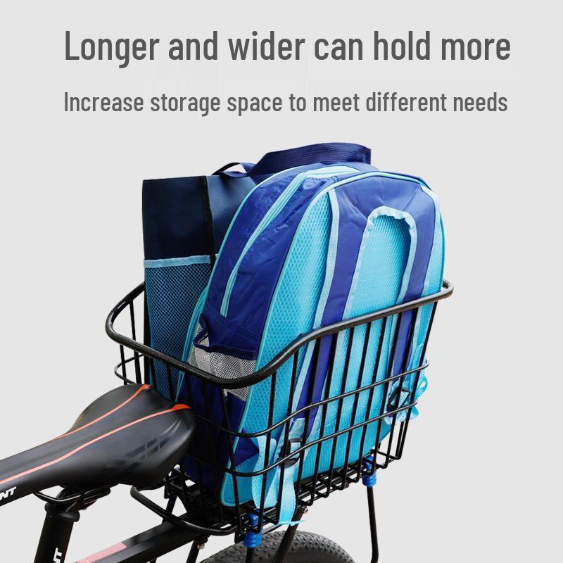 Paniers de Rangement Avant et Arrière pour Vélo de Montagne Grande Capacité avec Accessoires