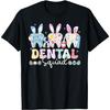 Women Dental Squad Easter Spring Bunny Tooth Dental Crew T-Shirt
