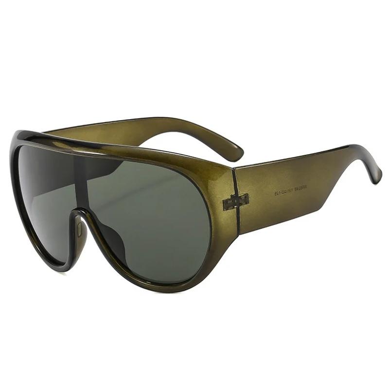 New Oversized Square Sunglasses UV400 Protection Trendy Unisex Design for Outdoor Cycling and Fashion