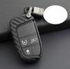 Schutzhülle für Fernbedienung aus Kohlefaser-Silikon für Jeep, Dodge, Chrysler, Fiat Schlüssel.