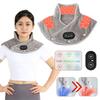 Three Gear Electric Heating Shoulder Neck Pad Massager Hot Compress Cervical Shawl Warmer USB for Shoulder Neck Back Relax Brace