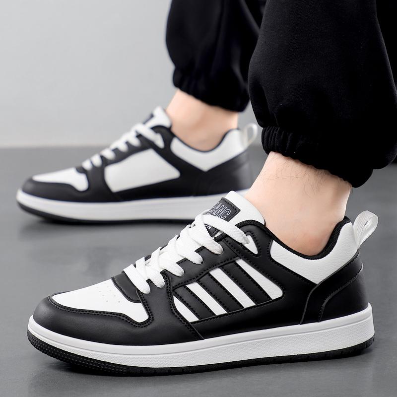 Nya herrars klassiska mode låga tjock sula skateboard skor bekväma mjuka sula basket sneakers