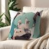 Classic Game Girl M-Miku cushion cover For Pillow Printing Sofa Decoration Home Car Room Coffee Shop Office Nordic Simplicity