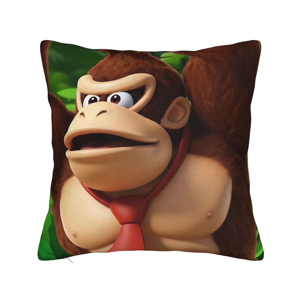 Decorative Pillowcases Donkey Kongs Bananza Games Merch Home  Throw Pillow Case Cover Drop Shipping Multiple Sizes