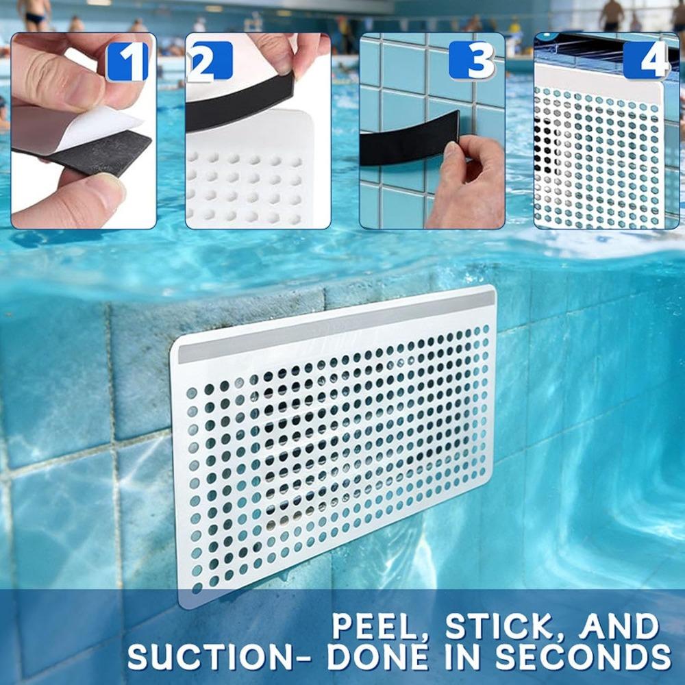 Magnetic Pool Skimmer Guard White Pool Skimmer Screen Durable Skimmer Basket Protector