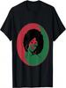 Wounisex Zwarte Geschiedenis Shirt Afro-Amerikaanse Pan-Afrikaanse Vrouwen T-shirt