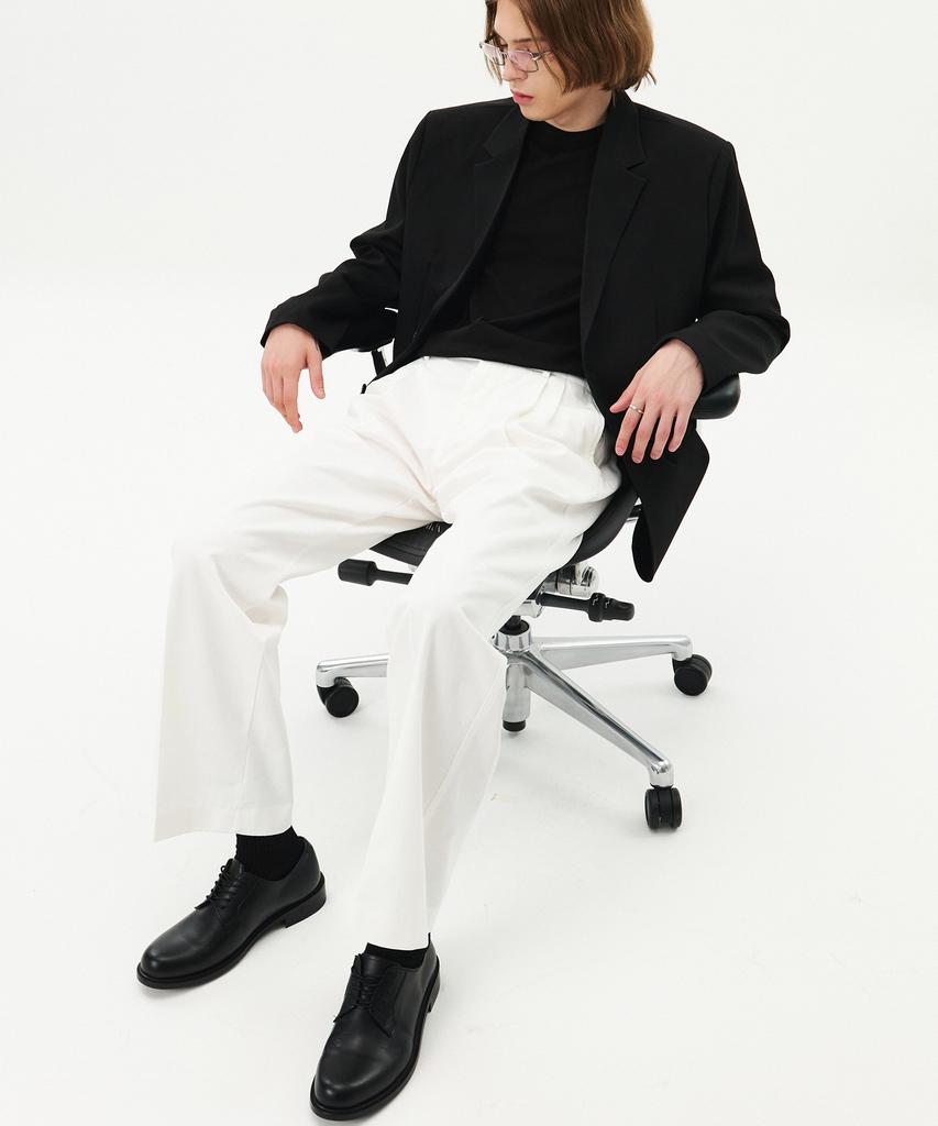 Topboy Essential Oversized Single Blazer Black