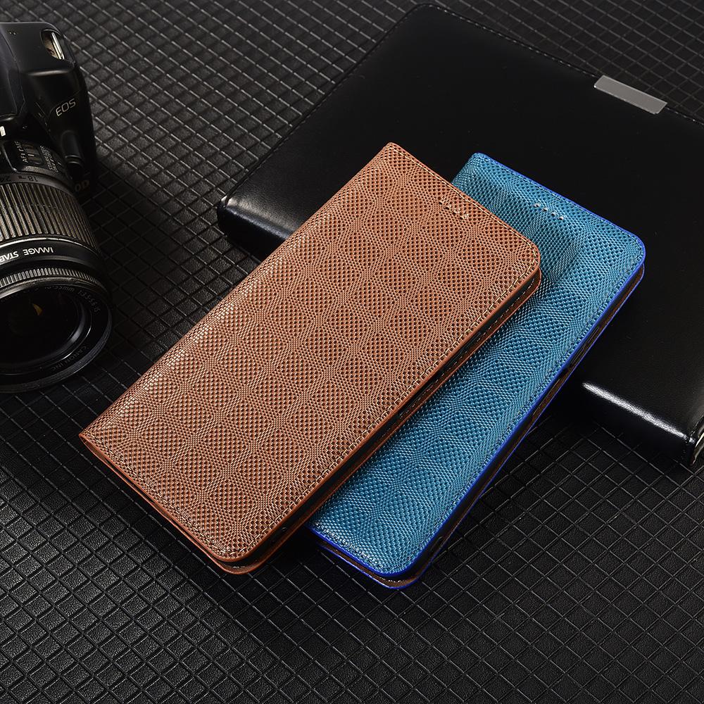 Cross Grid Genuine Leather Flip Case for Google Pixel 3 4 4A 5 5A 6 6A 7 7A 8 8A 9 9A 10 10A Pro XL Fold 4G 5G Cover Card Cases