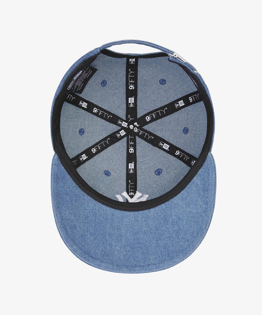 New Era Mlb New York Yankees Denim Basic Retro Crown Strapback Blue