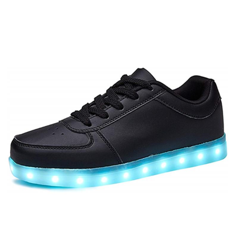 Fashion LED Light Shoes for Men Women Sports Shoes USB Charging Luminous Shoes Fluorescent Shoes
