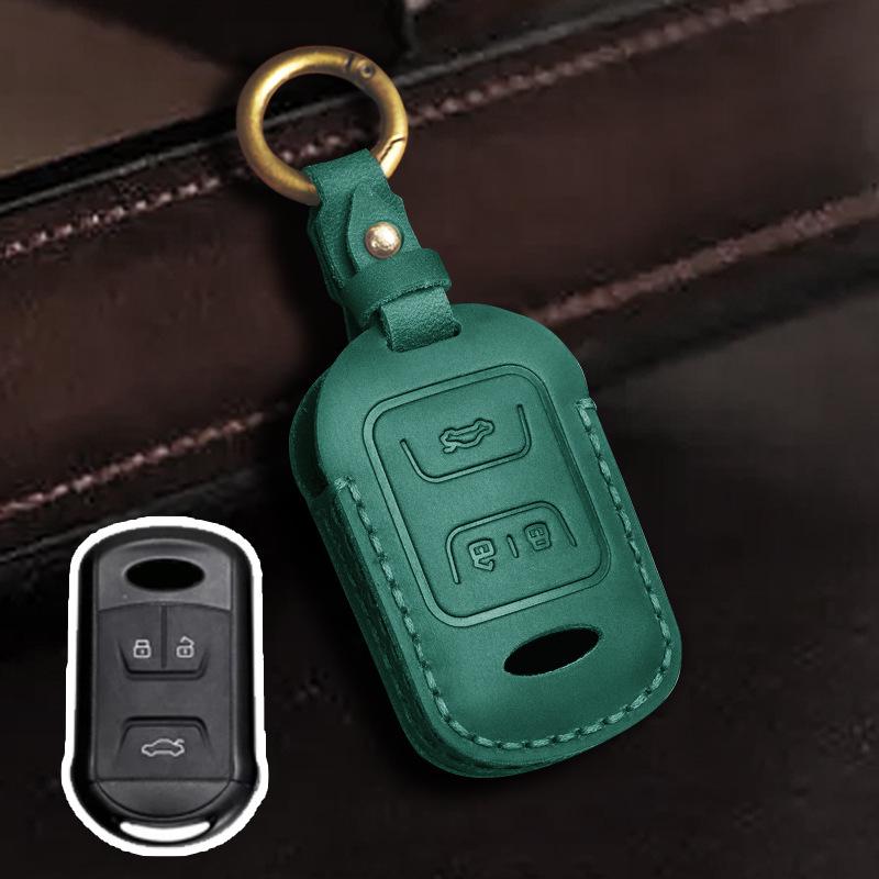 Echtes Leder Autoschlüsselhülle für Chery Tiggo, QQ, Arrizo Modelle
