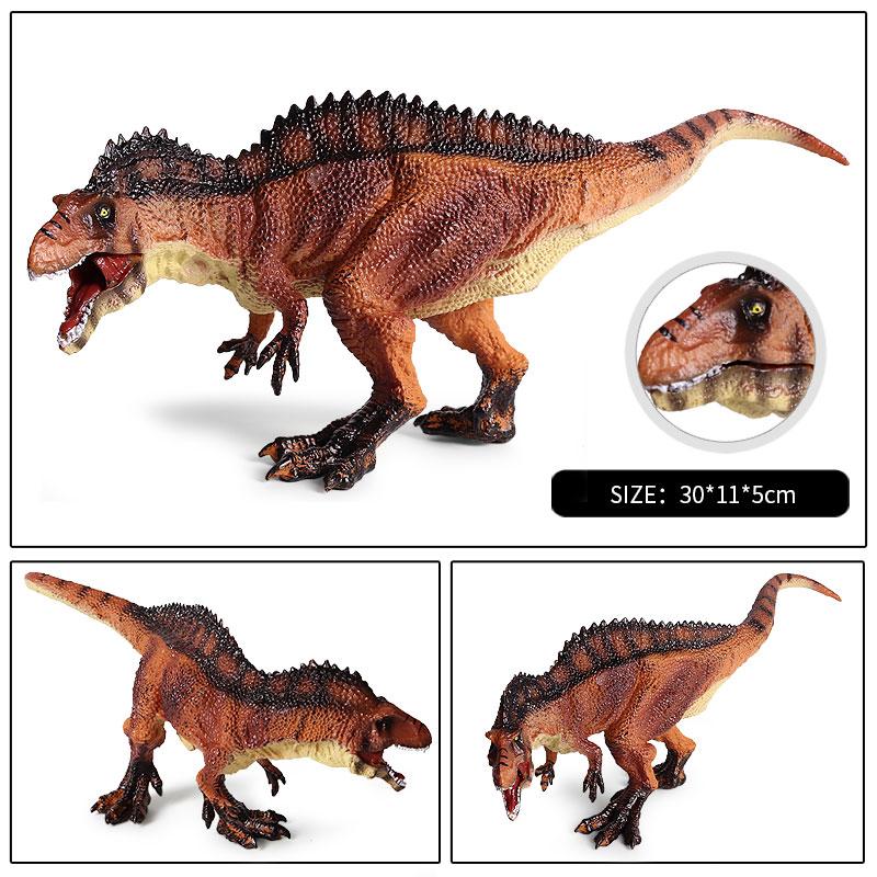 Oenux Neuer Jura-Dinosaurier Spielzeug Spinosaurus Actionfiguren Offenes Maul Tyrannosaurus Tiermodell Sammlung Kinderspielzeug Geschenk
