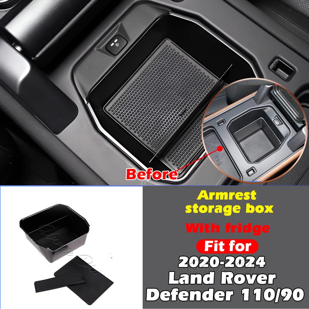 Voor Defender Centrale Opbergdoos Organizer Voor Land Rover Defender 90 110 Onderdelen -2024 Armleuning Compartiment Bakje Deurvak