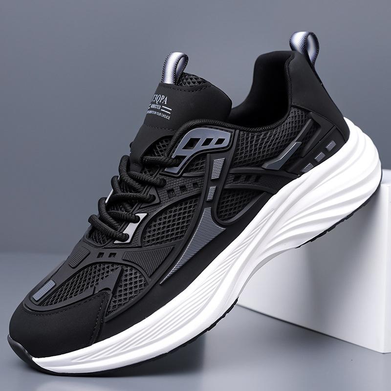 Large size spring men's shoes student running shoes sports shoes casual dad trendy shoes