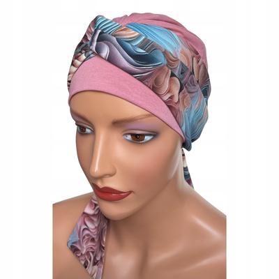 Women's Spring Turban Lena 013-413 Soft Scarf Also for Post-Chemotherapy