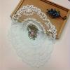 Vintage Französische Spitze Tischset Elegant Handbestickt, Geeignet für Heim Esszimmer Dekoration