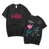 GIDLE I Feel T-shirt Women Unisex Y2K Gothic Fashion T Shirt 100% Cotton High Quality Summer Short Sleeve Tee Kpop (G)I-DLE Tops