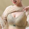 Large Size Bra for Women Adjustable Strapless Anti Glare Bra Women's Gathering Seamless Bra