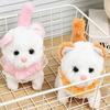 Electric Plush Cat Toy Interactive Walking Tail Wagging Nodding Meowing Kitten Toy Handmade Toddlers Educational Simulation Stuffed Animal Toy