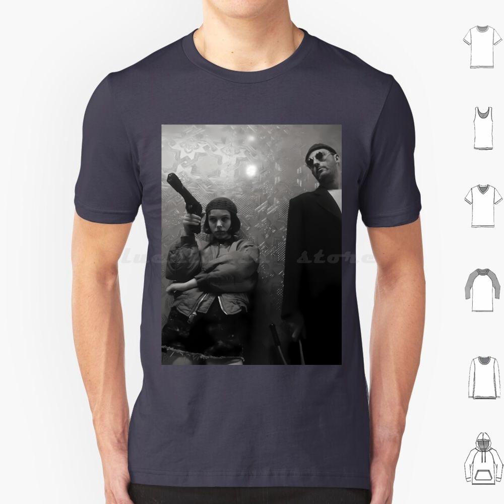 Leon Der Profi Midcentury Retro Filmplakat T-Shirt 6XL Baumwolle Cooles Tee Leon Leon Der Profi Film Der