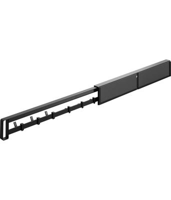 Yamazaki Jitsugyo Magnetic Refrigerator Side Hideable Slide Hook Black X D45 83 X Tower Hide Storage Hanging Storage Tool Hook Hook Bar 1862 Body