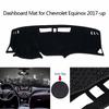 Car Dashboard Cover Carpet Dash Mat Anti-Skid Carpet Dashboard Protector for Chevrolet Equinox 2017 - Onwards Left Drive
