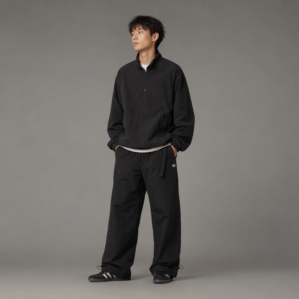 adidas Originals Work Style Breathable Straight Leg Loose Casual Pants Men Bottoms KY2879