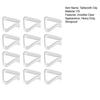 Yousheng 12Pcs Invisible Clear Tablecloth Clip Non-slip Heavy Duty Transparent Indoor Outdoor Wedding Party Picnic Camping Dining Table Cover Holder