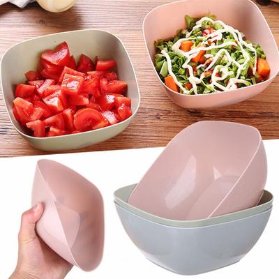 Square Fruit Plate Food Grade Plastic Bowl Household Melon Fruit Plate Small Snacks Dried Fruit Plate Doilies For Tables Teal