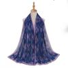 New Designs Printed Hijab Chiffon Scarfs For Women Scarves Muslim Fashion Turbans Malaysian Muslim Hijabs Wraps Ramadan Turban