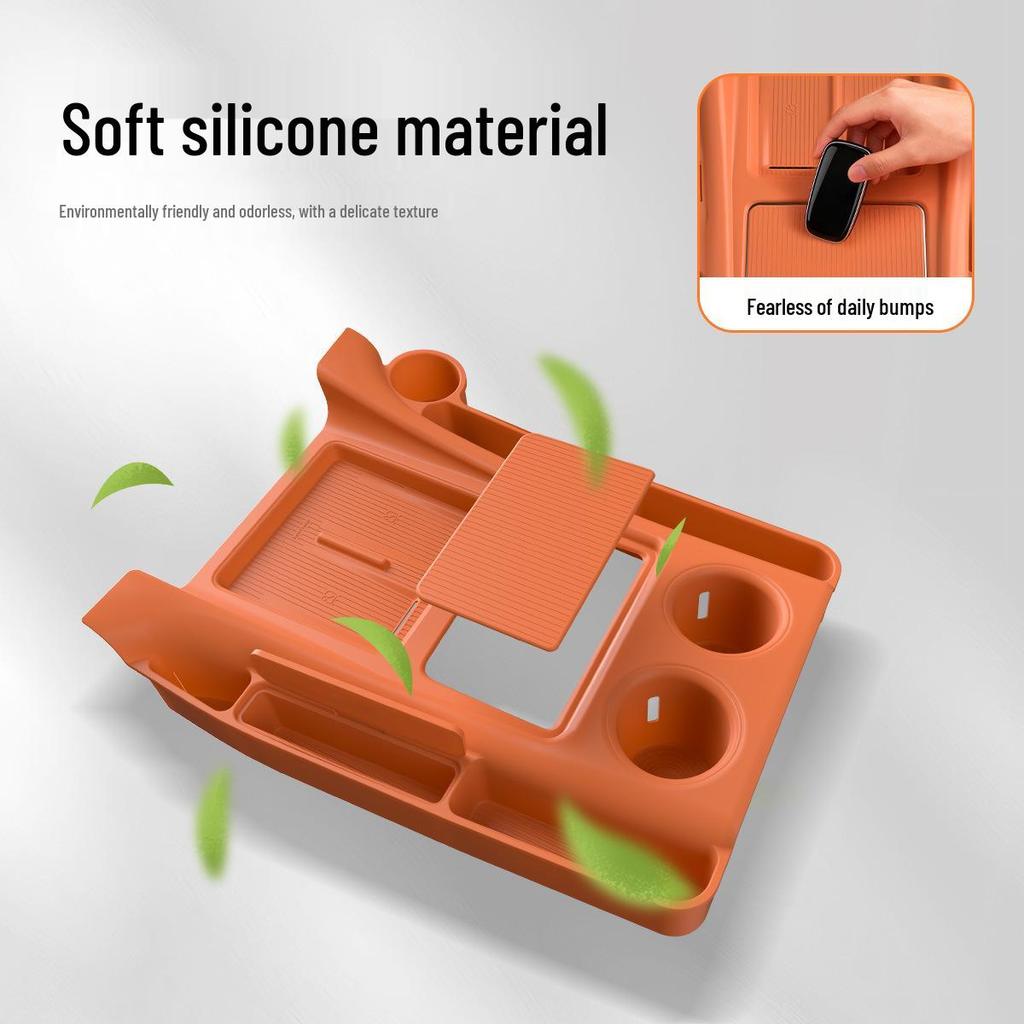 AITO New M7/M8 Center Console Silicone Pad Storage Box Lower Layer Tissue Holder