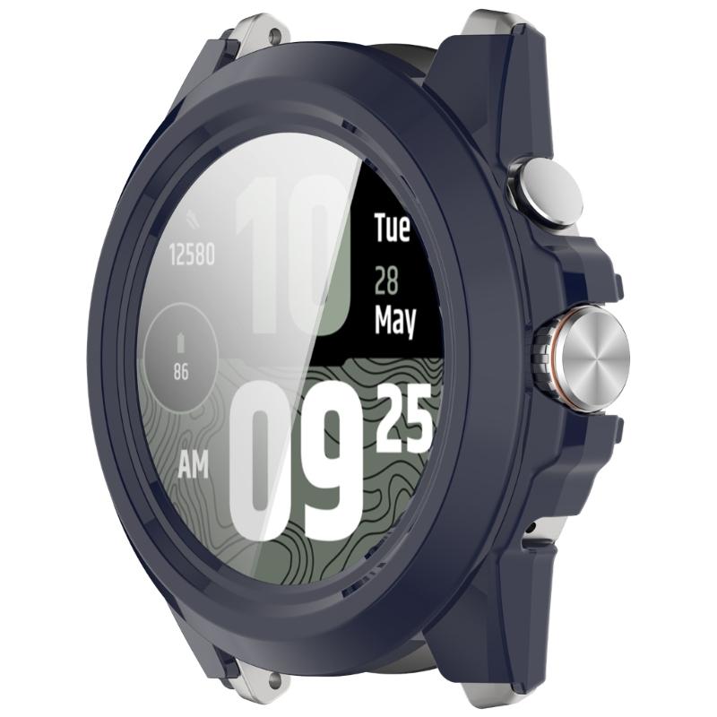 Reinforced Protective Cover Case For Smartwatch With Tempered Glass Integrated Screen Guard Shockproof Easy Installation