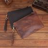 Guangzhou High-quality Crazy Horse Leather Men's Clutch Bag OEM Retro High-quality Men's Clutch Bag ODM