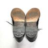 Vintage England Unknown Brand Wingtip Business Shoes Black 9.5 28.0(USED)