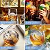 1-30PCS Large Ice Ball Mold Silicone Whiskey Ice Maker for Cocktails Durable Round Ice Cube Tray Home Bar Accessories Ice Mold