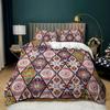 Bohemian Mandala Duvet Cover Set Tribal Exotic Patchwork Geometric Quilt Cover Hippie Floral Flowers Bedding Set With Pillowcase